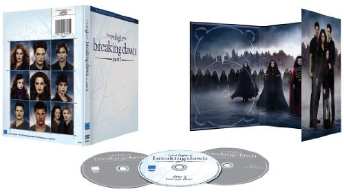 Twilight Breaking Dawn Part 2 Pattinson Stewart Lautner 3 Disc Deluxe DVD + Digital Copy + Ultraviolet 