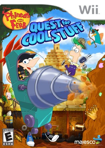 Wii Phineas & Ferb Quest For Cool Majesco Sales Inc. 