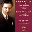 Walter/Pfitzner/Sonatas For Piano & Violin@Walter (Pno)/Pfitzner (Vn)