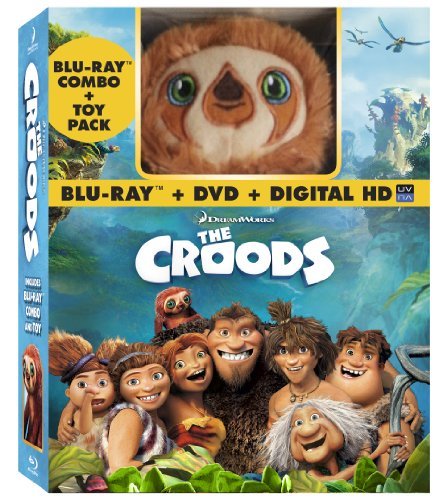 Croods (with Plush) Croods Blu Ray Rated Pg 