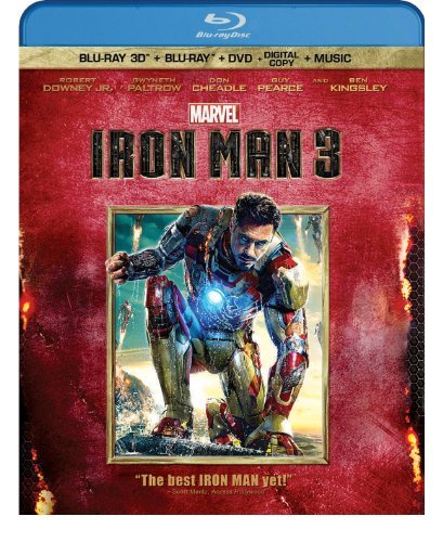 Iron Man 3 3D/Downey/Paltrow/Cheadle/Pearce/@Blu-Ray/3D/Ws@Pg13/Br/Dvd/Dc