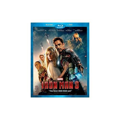 Iron Man 3 Downey Paltrow Cheadle Pearce Blu Ray DVD Pg13 Ws 