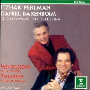 Mendelssohn/Prokofiev/Ct Vln/Ct Vln 2@Perlman*itzhak (Vln)@Barenboim/Chicago Sym Orch