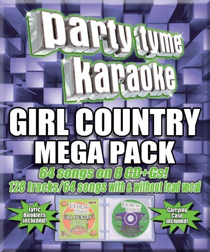 Party Tyme Karaoke/Girl Country Mega Pack@8 Cd@Incl. Cdg