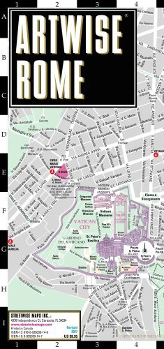 Streetwise Maps Artwise Rome Museum Map Laminated Museum Map Of Folding Pocket Size Travel Map 2007 Updated 