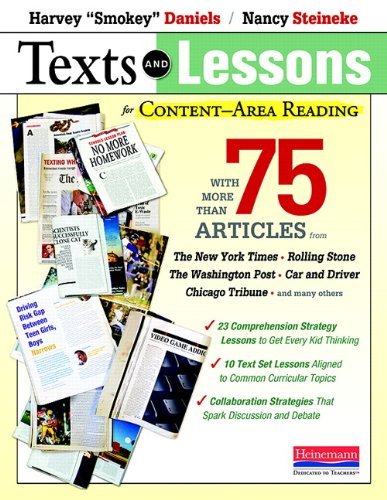 Harvey Smokey Daniels/Texts and Lessons for Content-Area Reading@ With More Than 75 Articles from the New York Time