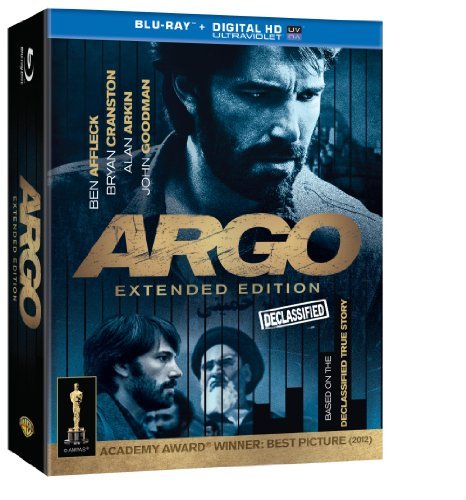 Argo Affleck Cranston Arkin Goodman Blu Ray R Ws Extended Cut Book Map 