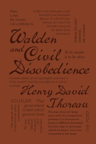 Henry David Thoreau Walden And Civil Disobedience 