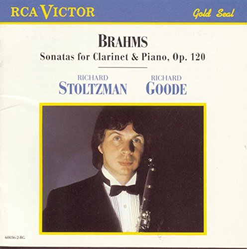 Johannes Brahms Sonatas Nos. 1 & 2 Stoltzman(cl) Goode(pno) 
