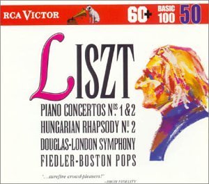 F. Liszt Con Pno 1 2 Hungarian Rhaps 2 Douglas (pno) Janis (pno) Hirokami & Reiner & Fiedler Va 