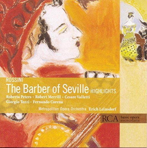 G. Rossini Barber Of Seville Hlts Valletti Merrill Peters Tozzi Leinsdorf Met Opera Orch 
