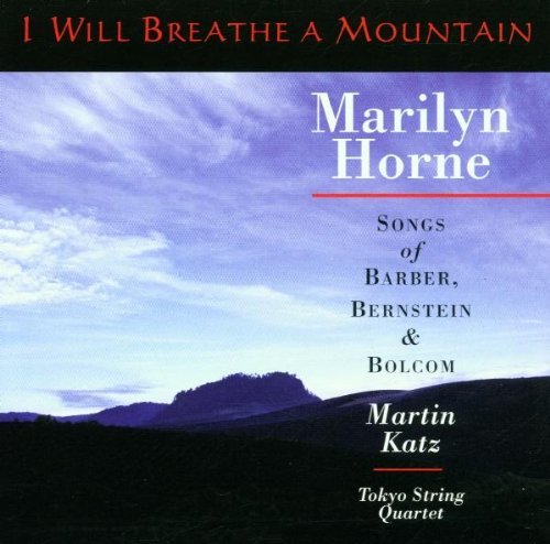 Marilyn Horne/I Will Breathe@Cd-R