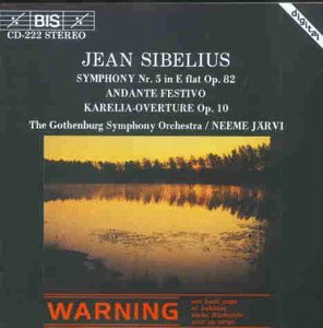J. Sibelius/Sym 5/Andante Festivo Strs@Jarvi/Gothenburg So