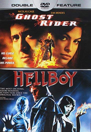 Eva Mendes Nicolas cage/Ghost Rider / Hellboy Double Feature Dvd