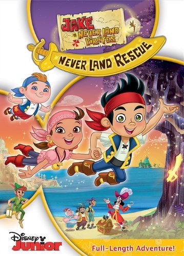 Jake & The Never Land Pirates Never Land Rescue Includes Sword Stickers Ws 