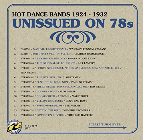 Various Artists/Unissued On 78s Vol. 3