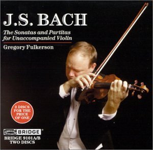Bach Sontas & Partitas Fulkerson*gregory (vn) 