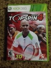 Topspin 4 3d Compatible For Xbox 360 Top Spin 4 