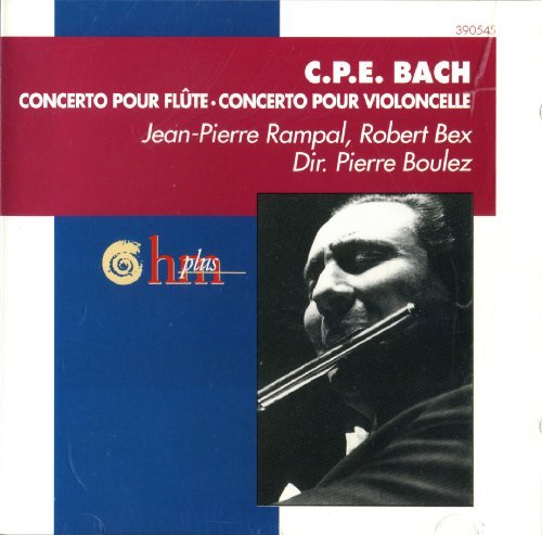 C.P.E. Bach/Ct Flt/Ct Vcl@Rampal/Bex/Dreyfus@Boulez/Chamber Orch