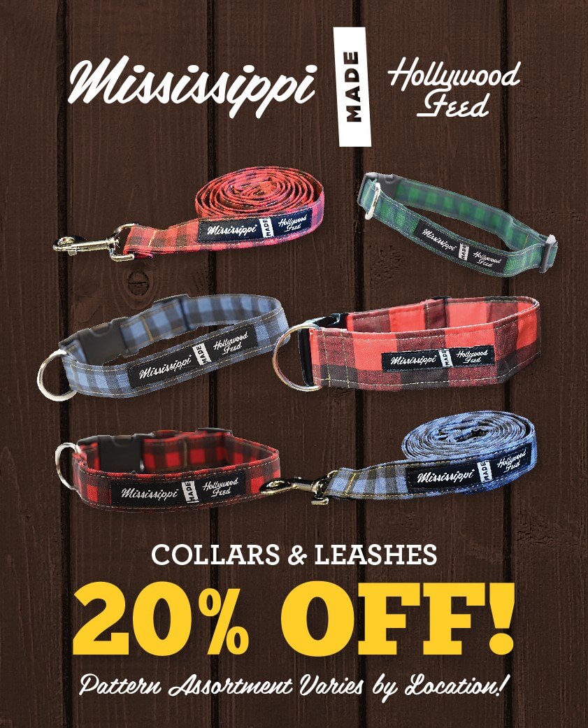 Happy Holidays - 20% Off Mississippi Made Collars &amp;amp; Leashes