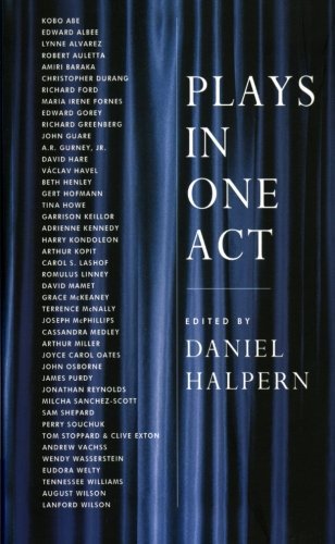 Daniel (EDT) Halpern/Plays in One Act