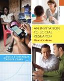 Emily Stier Adler An Invitation To Social Research How It's Done 0005 Edition;revised 