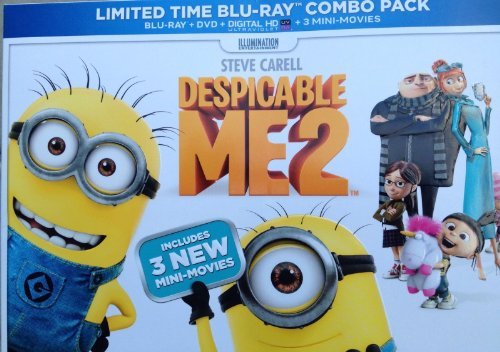 Despicable Me 2/Despicable Me 2@Blu-Ray/Side-By-Side/Ws@Pg/Dvd/Dc/Uv