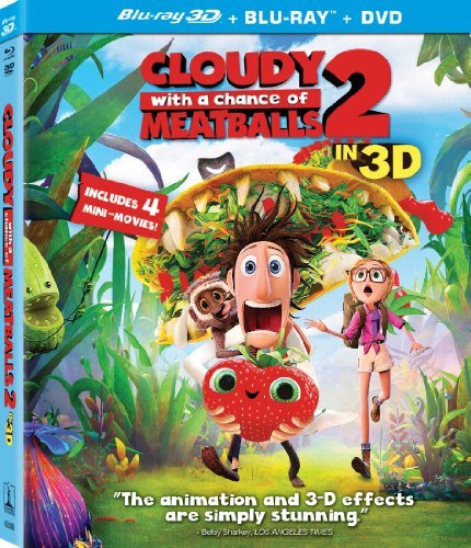 Cloudy With A Chance Of Meatballs 2 Cloudy With A Chance Of Meatballs 2 Blu Ray 3d DVD Uv Pg 