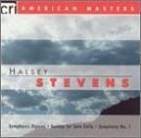 H. Stevens/Sym Dances/Son Vc/Sym 1@Greenhouse (Vc)/Pressler (Pno)@Various/Various