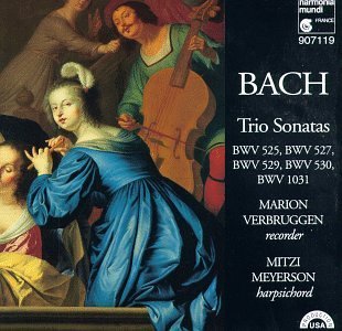 J.S. Bach/Trio Son (5)@Verbruggen (Rec)/Meyerson (Hrp
