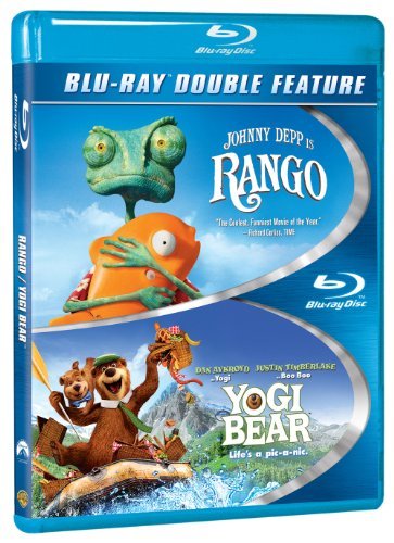 Rango Yogi Bear(2010) Double Feature Blu Ray Pg 
