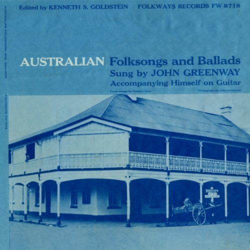 John Greenway/Australian Folksongs & Ballads@Cd-R