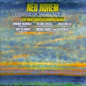 Ned Rorem Evidence Of Things Not Seen 