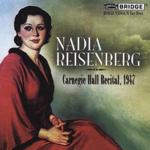 Handel/Mozart/Chopin/Nadia Reisenberg At Carnegie H@Resienberg (Pno)@2 Cd