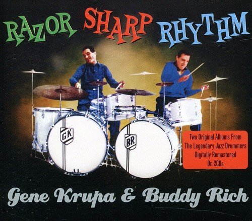 Gene Krupa & Buddy Rich Razor Sharp Rhythm Import Gbr 2 CD 
