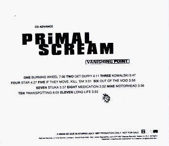 Primal Scream/Vanishing Point