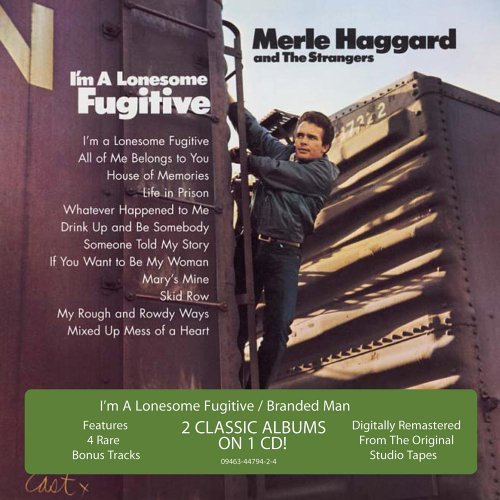 Merle Haggard Lonesome Fugitive Branded Man Remastered 2 On 1 