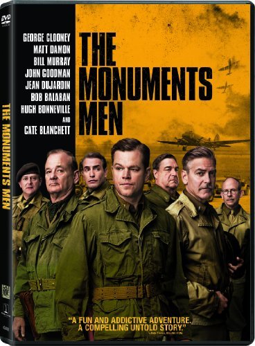 Monuments Men Clooney Damon Murray Blanchett Goodman DVD Nr Ws 