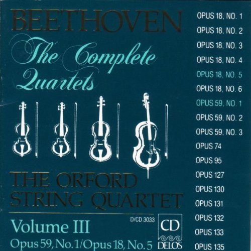 Ludwig Van Beethoven/Vol. 3-Qt Str 5/7@Orford Str Qt