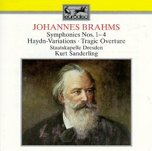 J. Brahms Sym 1 4 Comp Var Haydn Tragic Sanderling Staatskapelle Dresd 