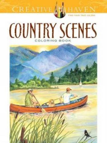Dot Barlowe/Country Scenes Coloring Book