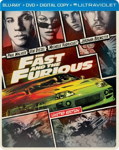 Fast & The Furious Fast & The Furious Blu Ray Steelbook Pg13 