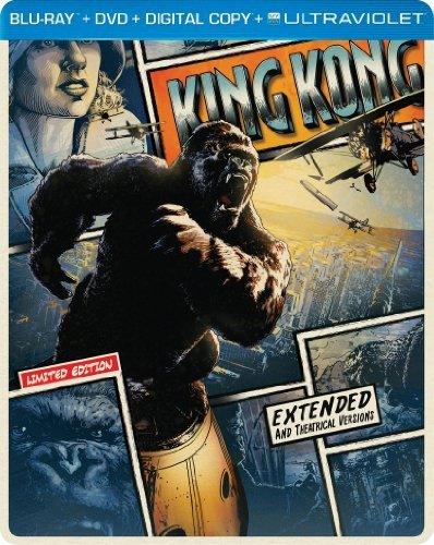 King Kong (2005)/Black/Watts/Brody@Blu-ray/Steelbook@PG13
