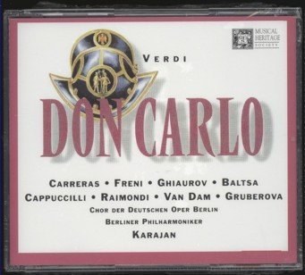 Herbert Von Karajan Berlin Philharmonic Verdi Don Carlo (opera In 4 Acts) Herbert Von Kar Karajan Herbert Von 