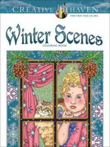 Marty Noble/Creative Haven Winter Scenes Coloring Book