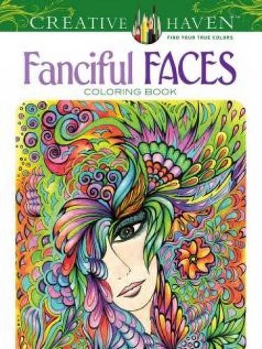 Miryam Adatto/Creative Haven Fanciful Faces Coloring Book@CLR CSM