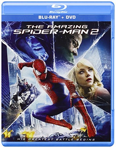 Amazing Spider Man 2 Garfield Stone Blu Ray DVD Uv Pg13 