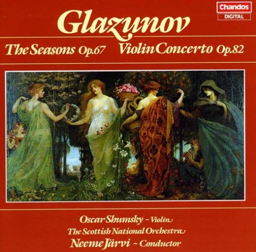 A. Glazunov/Seasons/Con Vn@Schumsky*oscar (Vn)@Jarvi/Scottish Natl Orch