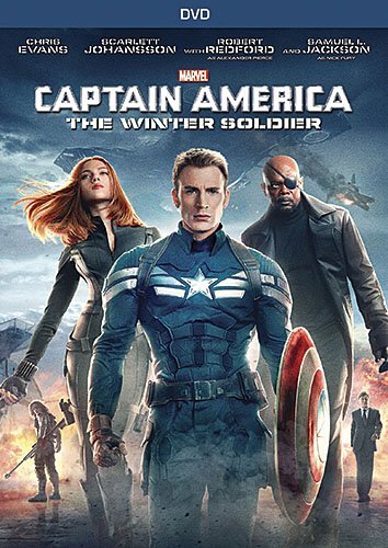 Captain America The Winter Soldier Evans Jackson Johansson DVD Pg13 