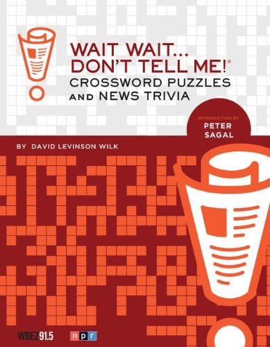 David Levinson Wilk/Wait Wait Dont Tell Me Crossword PB